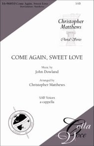 Come Again Sweet Love SAB choral sheet music cover Thumbnail